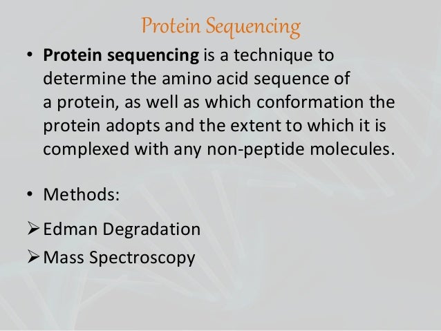 Methods in Protein Sequence Analysis